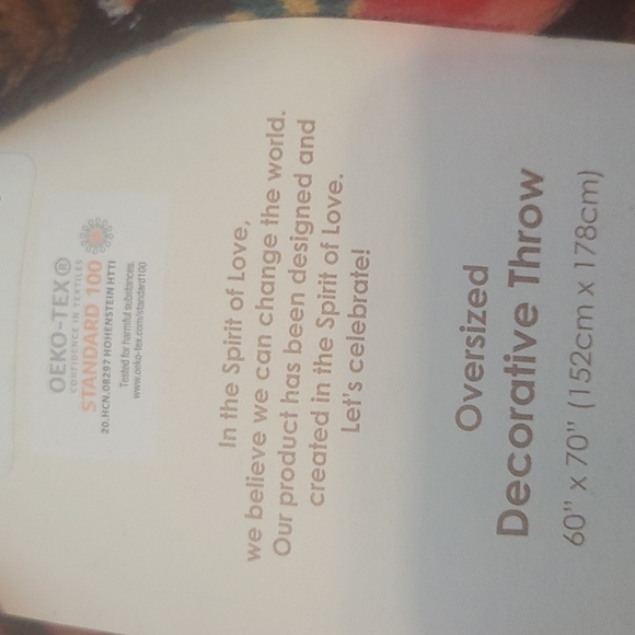 Beautiful Throw blanket with many faces - Picture 3 of 3